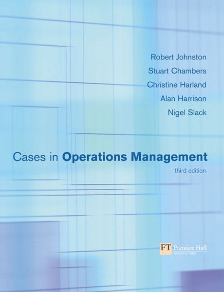 Produktbild: Cases in Operations Management