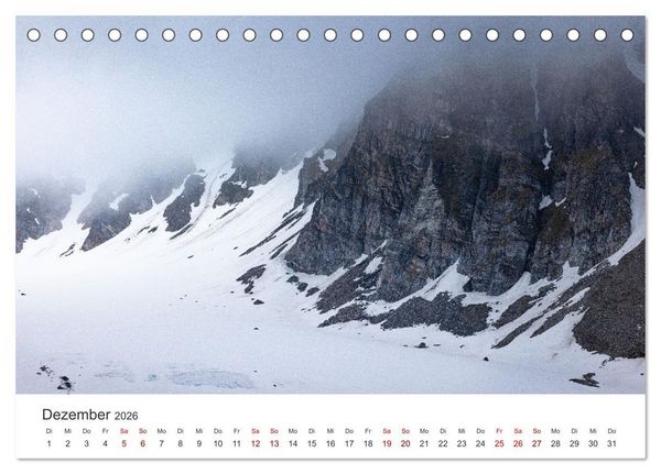 Produktbild: Naturparadies Svalbard (Tischkalender 2026 DIN A5 quer), CALVENDO Monatskalender
