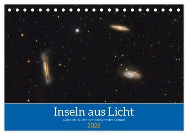 Produktbild: Inseln aus Licht (Tischkalender 2026 DIN A5 quer), CALVENDO Monatskalender