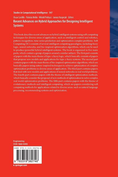 Produktbild: Recent Advances on Hybrid Approaches for Designing Intelligent Systems