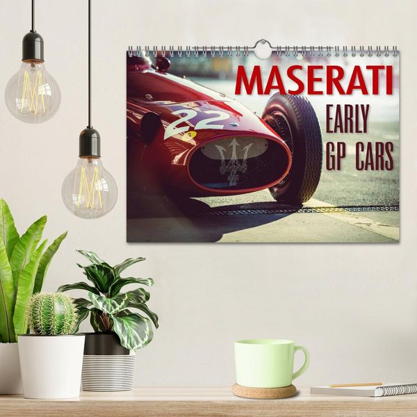 Produktbild: Maserati - Early GP Cars (Wall Calendar 2026 DIN A4 landscape), CALVENDO 12 Month Wall Calendar