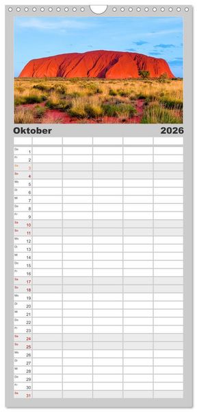 Produktbild: Familienplaner 2026 - Magische Wunderwelten der Natur mit 5 Spalten (Wandkalender, 21 x 45 cm) CALVENDO