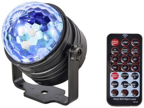 Produktbild: SMD LED Party-Lichteffekt 3W RGB Anzahl Leuchtmittel: 6