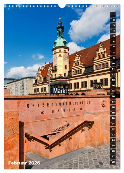 Produktbild: Mein Leipzig (Wandkalender 2026 DIN A3 hoch), CALVENDO Monatskalender