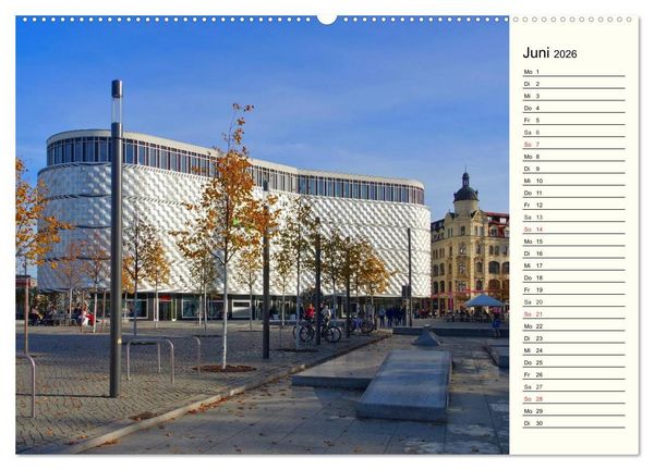 Produktbild: Reise durch Leipzig (Wandkalender 2026 DIN A2 quer), CALVENDO Monatskalender