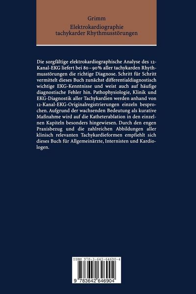 Produktbild: Elektrokardiographie tachykarder Rhythmusst&ouml;rungen