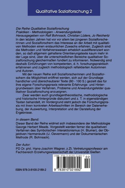 Produktbild: Rekonstruktive Methodologie