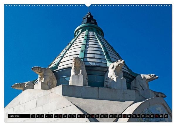 Produktbild: Budapester Jugendstil (Wandkalender 2026 DIN A2 quer), CALVENDO Monatskalender