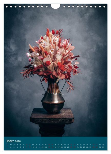 Produktbild: Trockenblumen Bouquet (Wandkalender 2026 DIN A4 hoch), CALVENDO Monatskalender