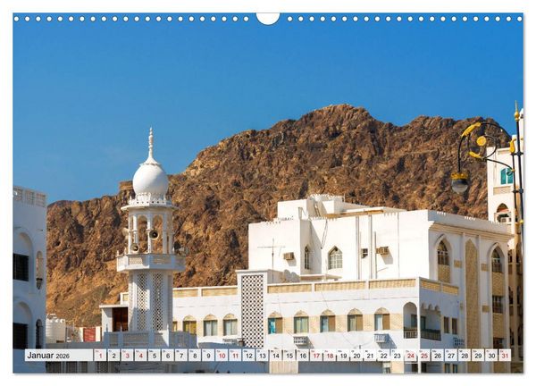 Produktbild: Entlang der K&uuml;ste von Muscat (Wandkalender 2026 DIN A3 quer), CALVENDO Monatskalender