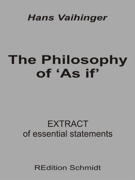 Produktbild: The Philosophy of 'As if'