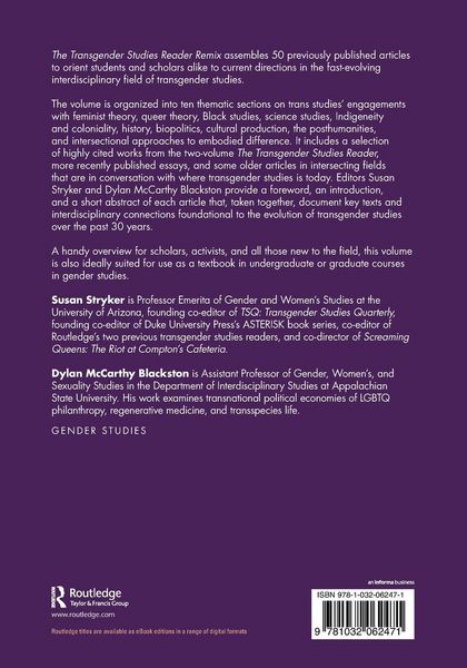 Produktbild: The Transgender Studies Reader Remix