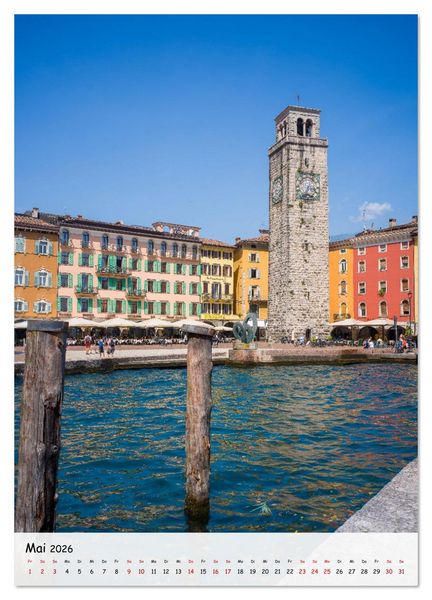Produktbild: Riva del Garda ... und die Ponalestra&szlig;e (Wandkalender 2026 DIN A3 hoch), CALVENDO Monatskalender