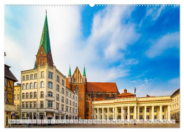 Produktbild: Wundersch&ouml;nes Schwerin (hochwertiger Premium Wandkalender 2026 DIN A2 quer), Kunstdruck in Hochglanz