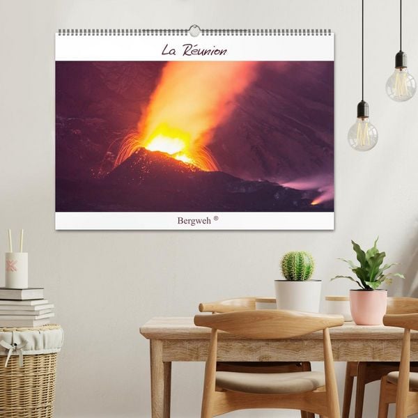 Produktbild: La R&eacute;union - Bergweh &reg; (Wandkalender 2026 DIN A2 quer), CALVENDO Monatskalender