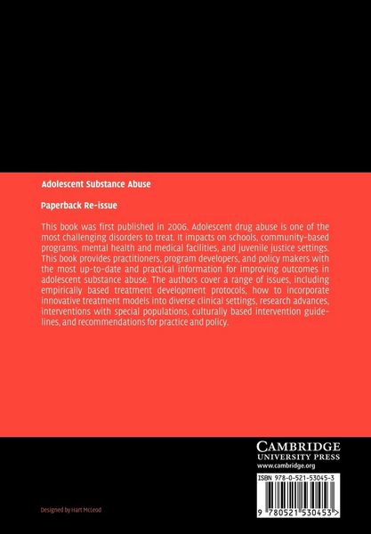 Produktbild: Adolescent Substance Abuse
