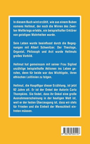 Produktbild: Wie mein Onkel Hellmut dem Albert Schweitzer nacheiferte