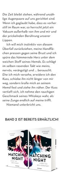 Produktbild: Matching Night, Band 1: Küsst du den Feind? (Gewinner des Lovelybooks-Leserpreises 2021)