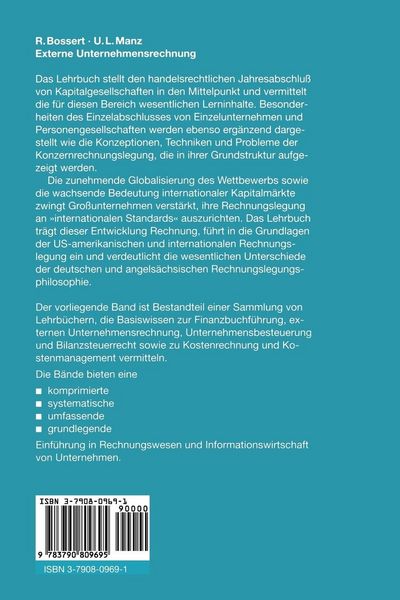 Produktbild: Externe Unternehmensrechnung