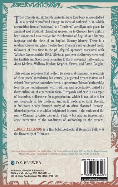 Produktbild: Ideas of Authorship in the English and Scottish Dream Vision