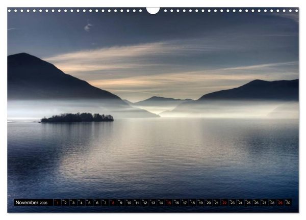Produktbild: Lago Maggiore - Der malerische See in Italien und der Schweiz (Wandkalender 2026 DIN A3 quer), CALVENDO Monatskalender
