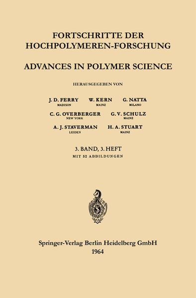 Produktbild: Advances in Polymer Science / Fortschritte der Hochpolymeren-Forschung