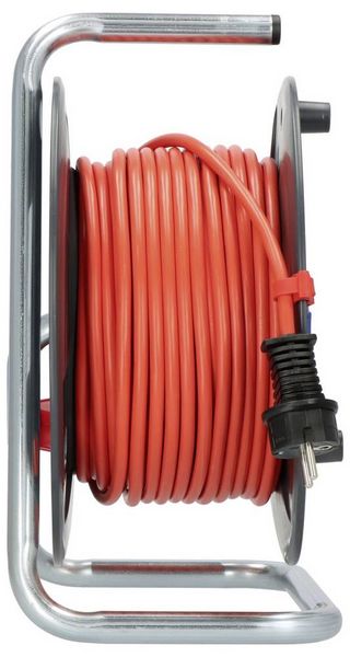 Produktbild: Brennenstuhl 1098540001 Kabeltrommel 40.00 m Rot (matt) Schutzkontakt-Stecker