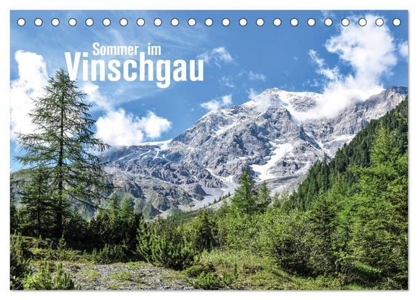 Sommer im Vinschgau (Tischkalender 2026 DIN A5 quer), CALVENDO Monatskalender