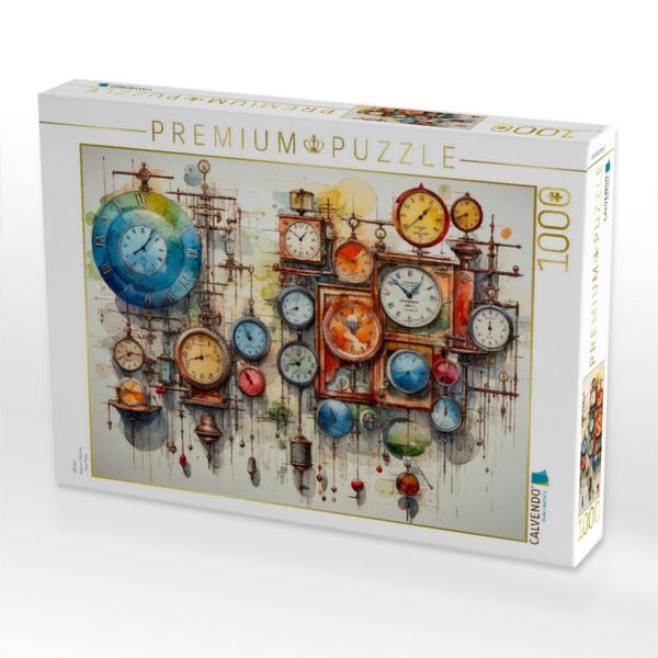 Produktbild: CALVENDO Puzzle Uhren | 1000 Teile Lege-Gr&ouml;&szlig;e 64x48cm Foto-Puzzle f&uuml;r gl&uuml;ckliche Stunden