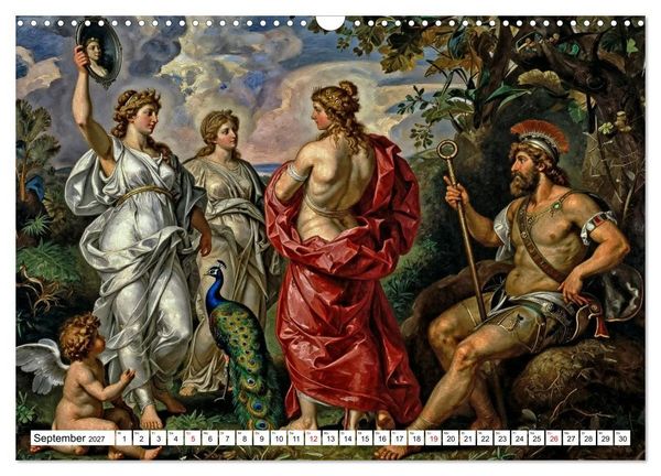 Produktbild: Mythologische Geschichten in barocker Pracht (Wandkalender 2027 DIN A3 quer), CALVENDO Monatskalender