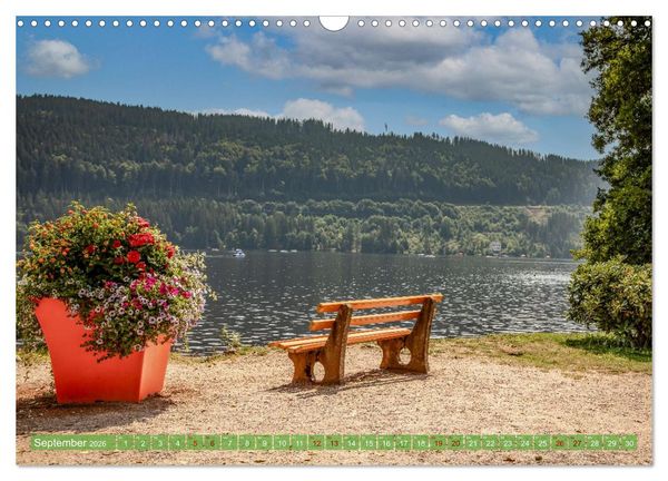 Produktbild: Der Titisee im Schwarzwald (Wandkalender 2026 DIN A3 quer), CALVENDO Monatskalender