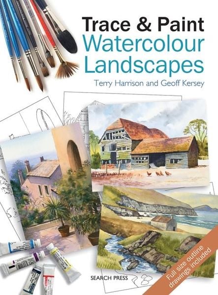 Produktbild: Trace & Paint Watercolour Landscapes