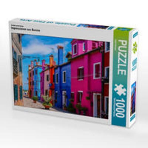 CALVENDO Puzzle Ein Motiv aus dem Kalender Impressionen aus Burano | 1000 Teile Lege-Größe 64x48cm Foto-Puzzle für glückliche Stunden