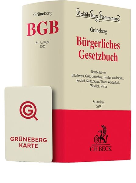 Grüneberg BGB Chat-Book 2025