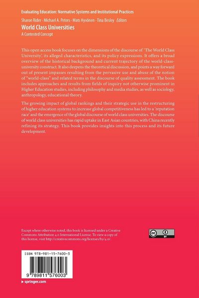 Produktbild: World Class Universities