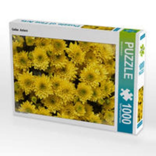 CALVENDO Puzzle Gelbe Astern | 1000 Teile Lege-Größe 64x48cm Foto-Puzzle für glückliche Stunden