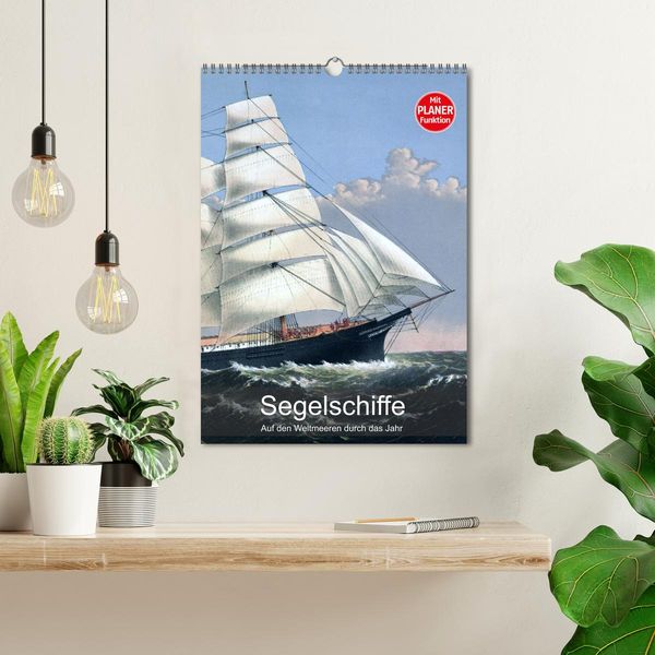 'Segelschiffe - mit Planerfunktion (Wandkalender 2025 DIN A3 hoch 