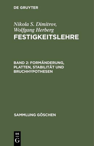 Produktbild: Form&auml;nderung, Platten, Stabilit&auml;t und Bruchhypothesen