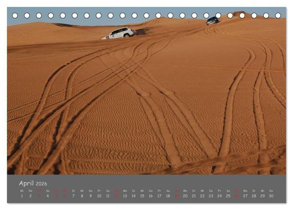 Produktbild: Dubai. Glanz unter der Sonne Arabiens (Tischkalender 2026 DIN A5 quer), CALVENDO Monatskalender