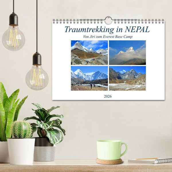 Produktbild: Traumtrekking in NEPAL (Wandkalender 2026 DIN A4 quer), CALVENDO Monatskalender