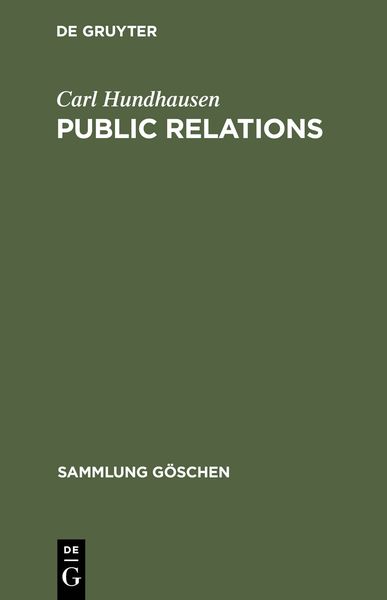 Produktbild: Public Relations