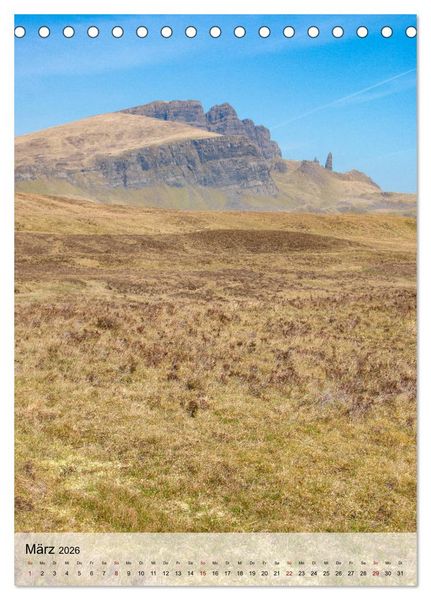 Produktbild: Schottland -Schottische Highlands (Tischkalender 2026 DIN A5 hoch), CALVENDO Monatskalender