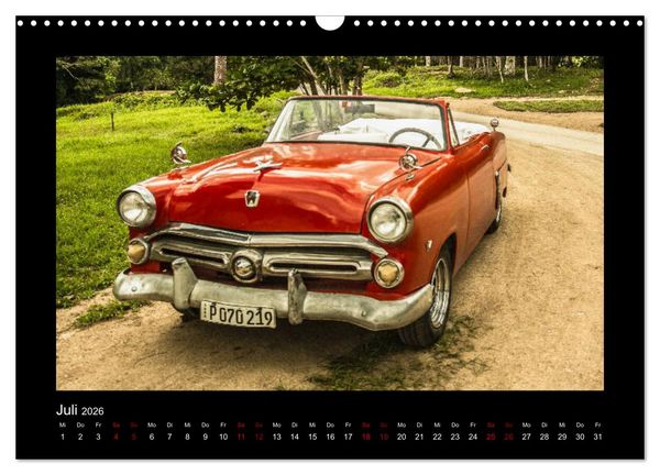 Produktbild: Retro Cars (Wandkalender 2026 DIN A3 quer), CALVENDO Monatskalender