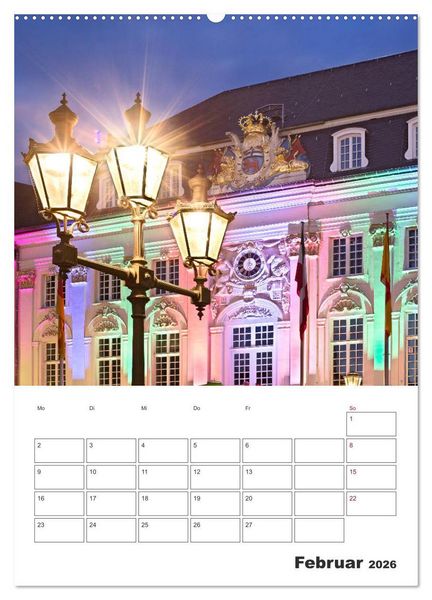 Produktbild: Beethovenstadt Bonn (Wandkalender 2026 DIN A2 hoch), CALVENDO Monatskalender