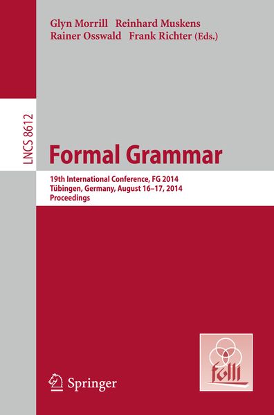 Produktbild: Formal Grammar