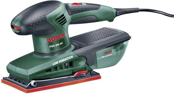 Bosch Home and Garden PSS 250 AE 0603340200 Schwingschleifer inkl. Koffer 250W 93 x 185mm