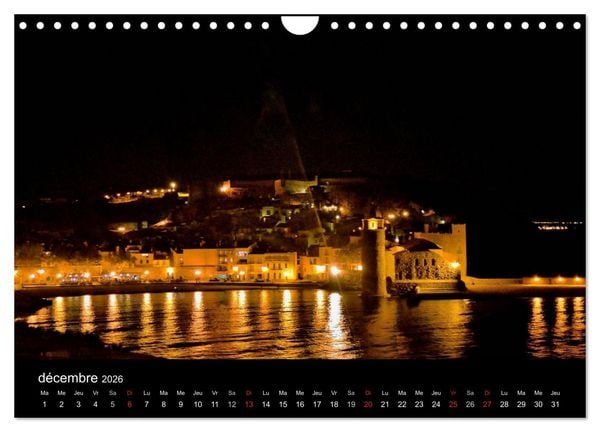 Produktbild: Un jour COLLIOURE (Calendrier mural 2026 DIN A4 vertical), CALVENDO calendrier mensuel