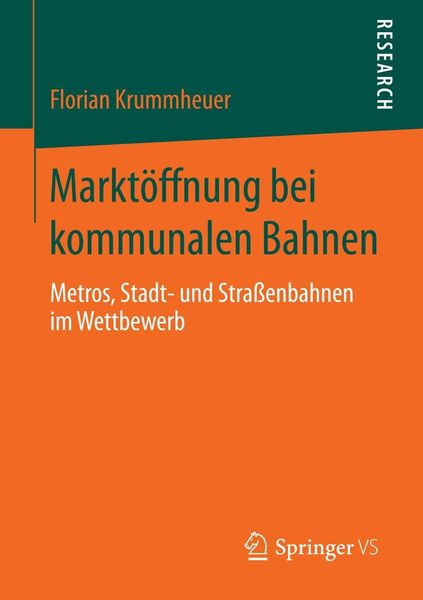 Produktbild: Markt&ouml;ffnung bei kommunalen Bahnen