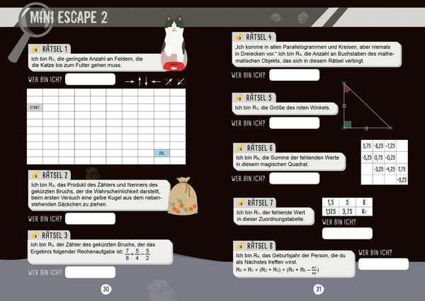 Produktbild: R&auml;tsel, Codes und Games &ndash; Die XXL Mathe-Challenge f&uuml;r die 7. und 8. Klasse