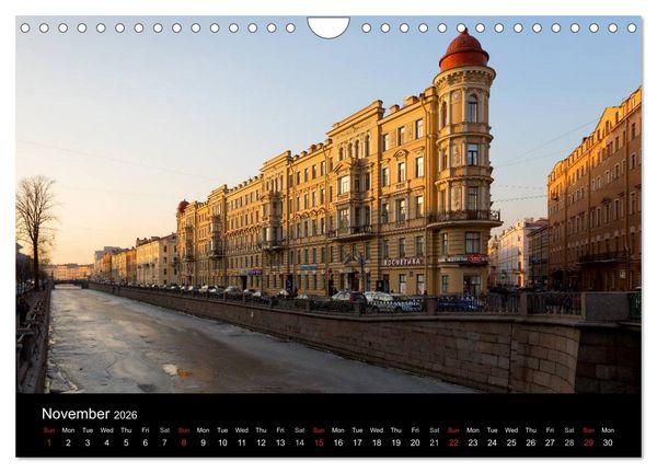 Produktbild: Monuments of Russia 2026 (Wall Calendar 2026 DIN A4 landscape), CALVENDO 12 Month Wall Calendar